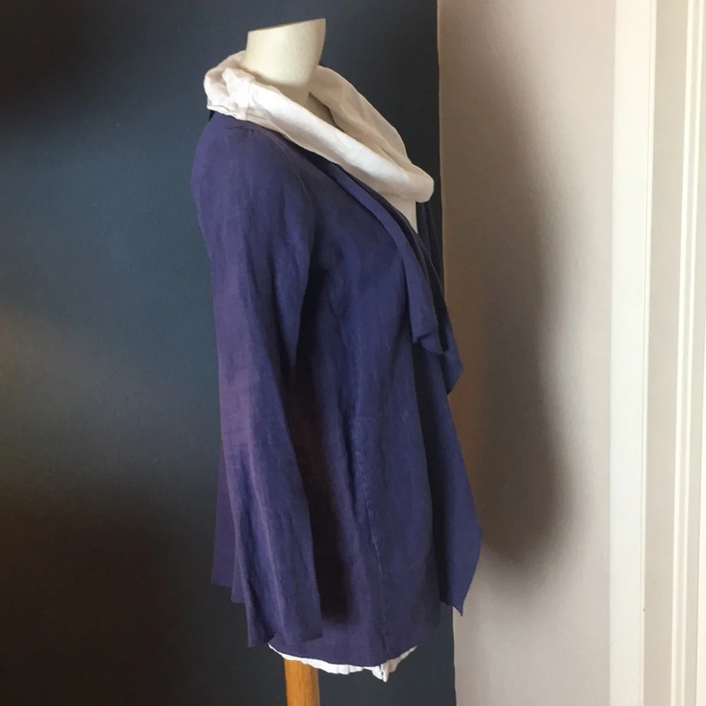 NWT Lagenlook Linen Jacket - Picture 5 of 6